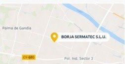 Mapa de localización de Borja Sermatec